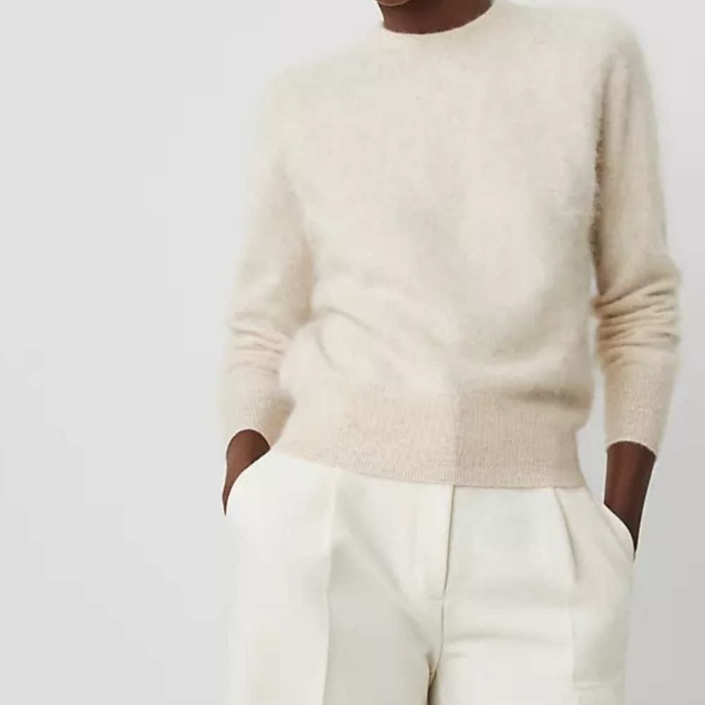 Ann Taylor Brushed Cashmere Sweater Sz M